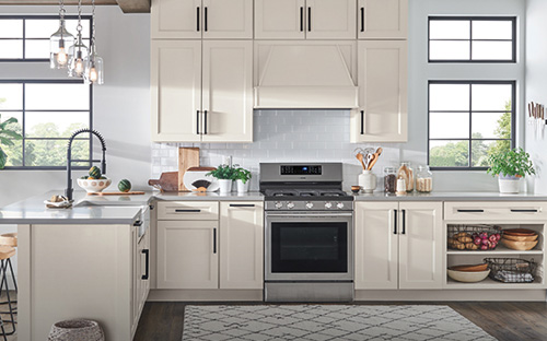 kitchen cabinet model room display