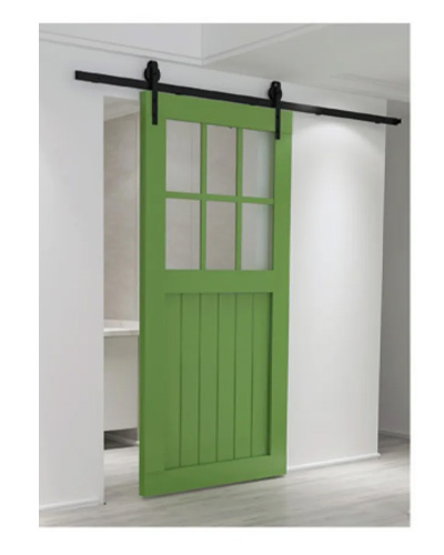Green Barn Door